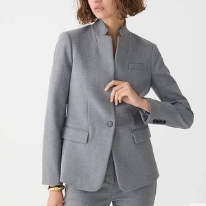 J. Crew Grey Regent Blazer in four-season stretch